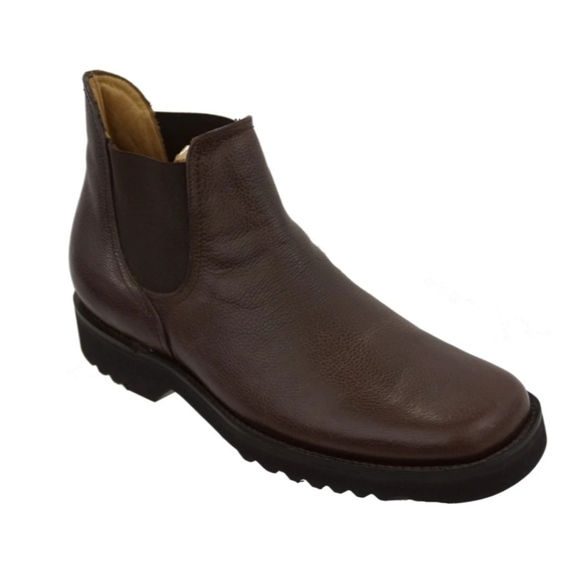 NEW Duque di Galliano Handcrafted Chelsea Ankle Boots Pull On Premium Leather - Picture 1 of 8